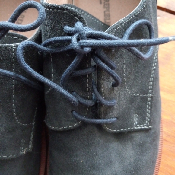 Men’s Banana Republic Mens Suede Leather Oxford Dress Shoe Gray Sz US 9M - Picture 5 of 7